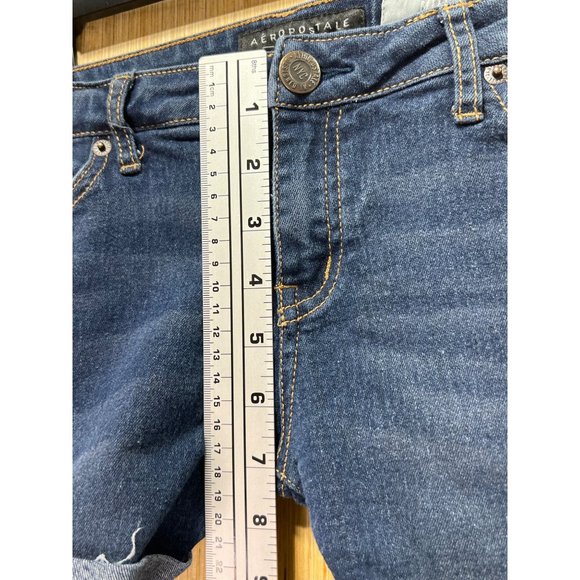AEROPOSTALE - Women's Denim Shorts - Blue - # 8 - Picture 7 of 15
